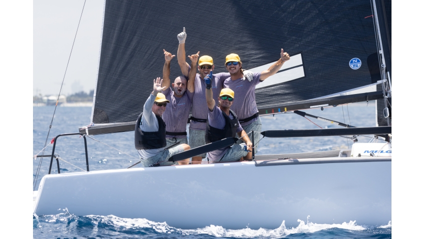 Raza Mixta USA829 of Peter Duncan with Victor Diaz de Leon, Matt Pistay, Erik Shampain and Morgan Trubovich - Melges 24 World Champion 2022