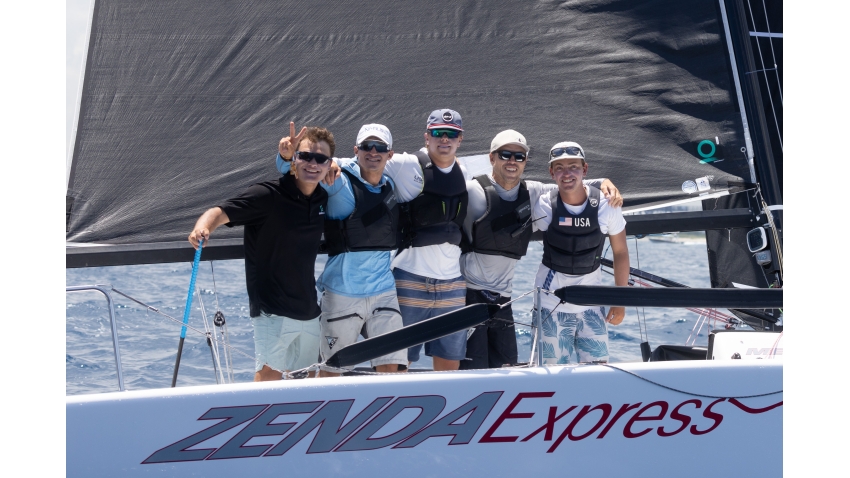 Harry Melges IV with Finn Rowe, Ripley Shelley, Carlos Robles and Patrick Wilson on Zenda Express finished his first ever Melges 24 World Championship 2022 on the second place