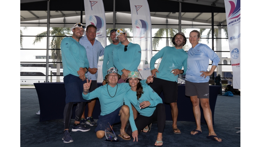 Monsoon of Bruce Ayres sailing with Jeremy Wilmot, Chelsea Simms, Edward Hackney and Tomas Dietrich - 2nd at the 2022 Melges 24 World Championship 