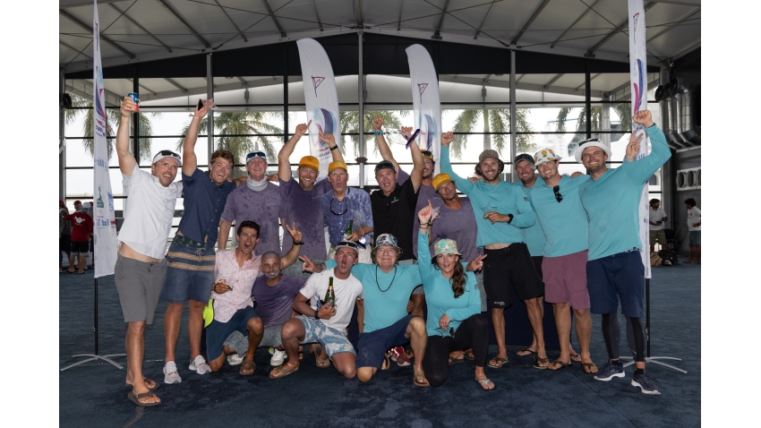 The overall Top 3 at the Melges 24 Worlds 2022