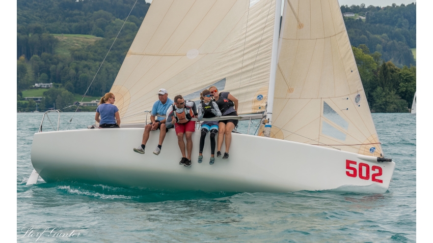 Anna Luschan steering AUT502 is keen to defend her 2020 Austrian Champion title in Melges 24 class