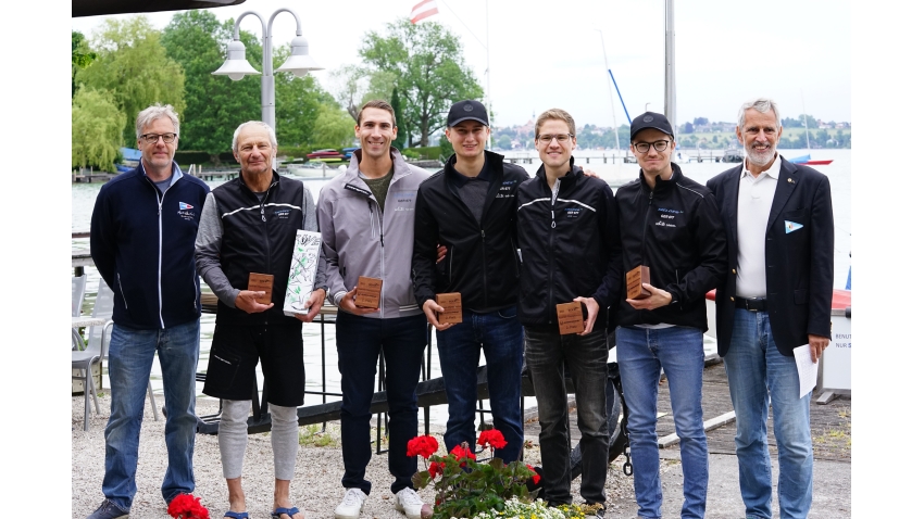 White Room GER677 of Michael Tarabochia, with Luis Tarabochia helming and Sebastian Bühler, Marco Tarabochia and Marvin Frisch in crew is the runner-up of the third event of the Melges 24 European Sailing Series 2022 in Austria