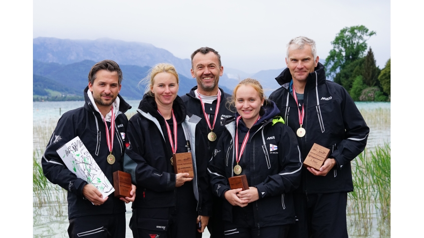 Anna Luschan and her team of Michael Luschan, Jakob Bonomo, Toni Eigenstuhler and Lisa-Marie Bonomo will bring home the 2022 Austrian Champion title in Melges 24 class.