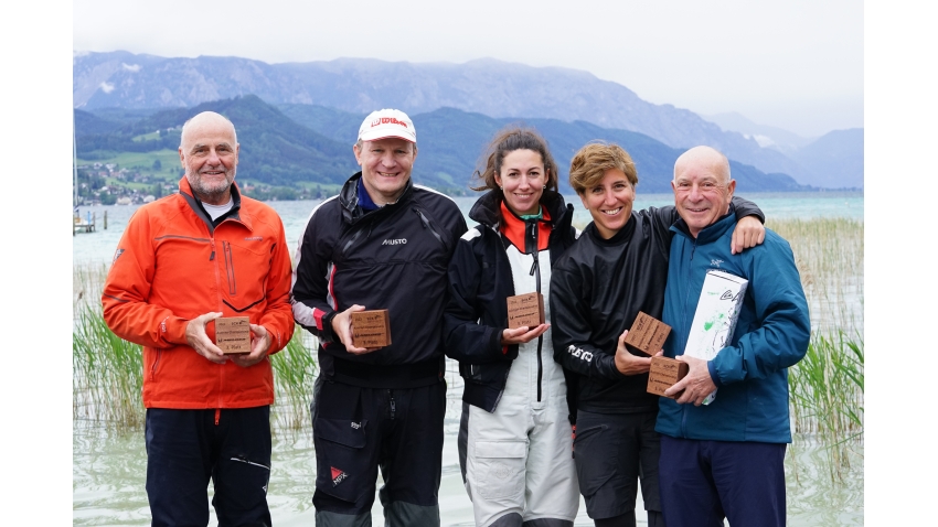 AUT716 Pure of Michael Schineis, Jaun Wickl, Simona Höllerman, Eddy Eich, Diana Fabian - finished third the Melges 24 European Sailing Series 2022 event in Austria