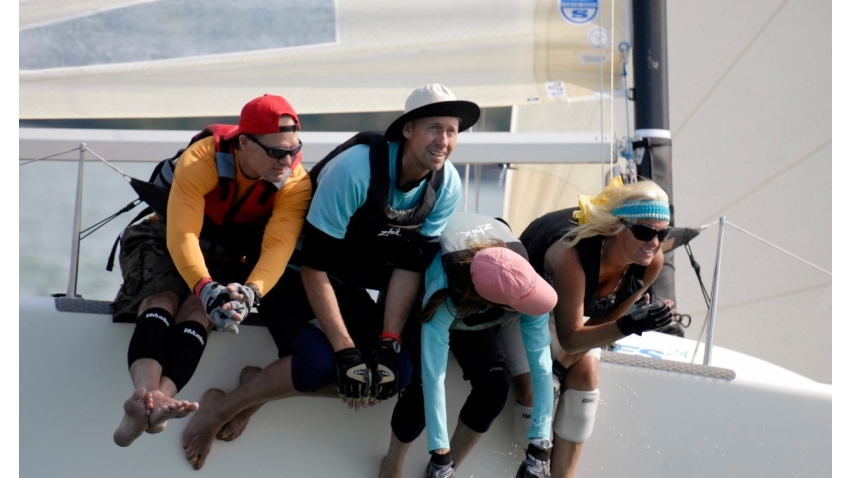 Paul Krak Arntson sailing on his Nikita (USA379)