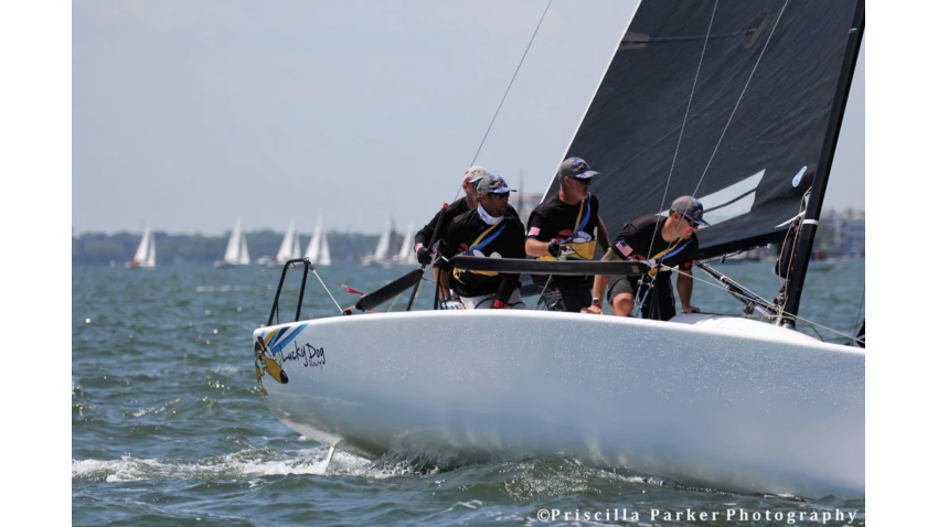 Travis Weisleder's Lucky Dog USA858 with John Bowden, Mark Mendelblatt and Hayden Goodrick - Charleston Race Week 2022