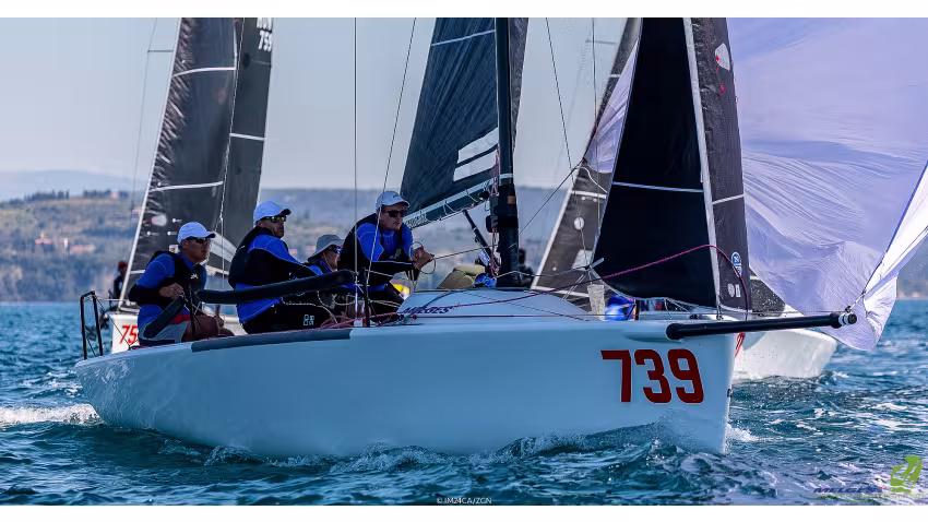 Croatian Luka Šangulin steering his Panjic CRO739, will challenge the teams from Austria and Germany at the upcoming third event of the Melges 24 European Sailing Series 2022 on lake Attersee