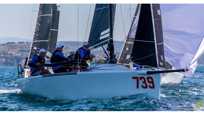 Croatian Luka Šangulin steering his Panjic CRO739, will challenge the teams from Austria and Germany at the upcoming third event of the Melges 24 European Sailing Series 2022 on lake Attersee