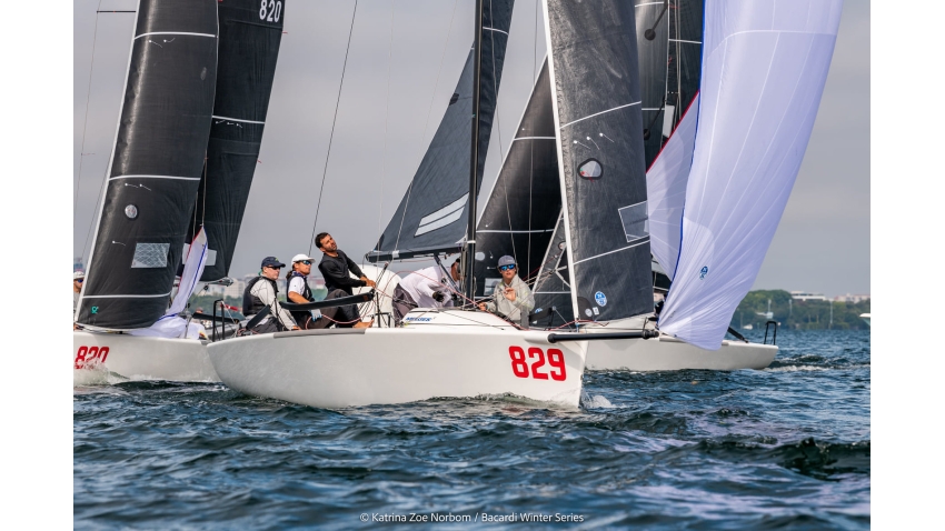 2021-2022 Bacardi Winter Series winner Peter Duncan helming Raza Mixta USA829 will sail the 2022 Melges 24 Worlds with Erik Shampain, Morgan Trubovich, Victor Diaz De Leon and Matt Pistay in crew