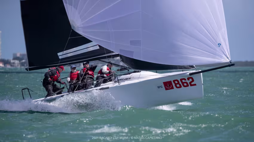 Melges 24 2019 Corinthian U.S. National Champion Steve Suddath on 3 1/2 Men (USA) with Steve Burke, Shawn Burke and Jack Smith