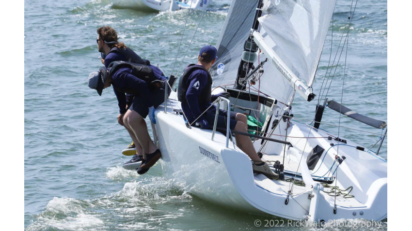 Fraser McMillan's Sunnyvale CAN415 with Aidan Koster, Alex Levkovskiy and Evan Carey - Charleston Race Week 2022