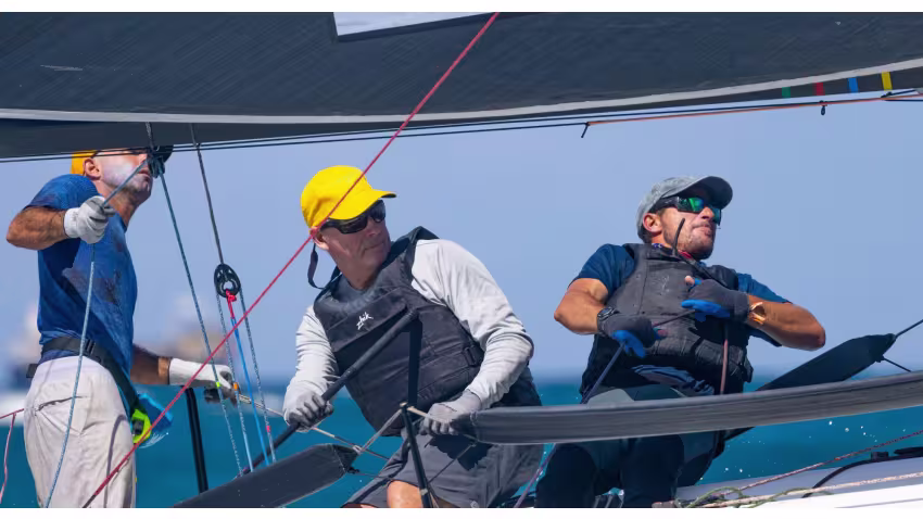 Raza Mixta USA829 of Peter Duncan with Victor Diaz de Leon, Matt Pistay, Erik Shampain and Morgan Trubovich - Melges 24 World Champion 2022