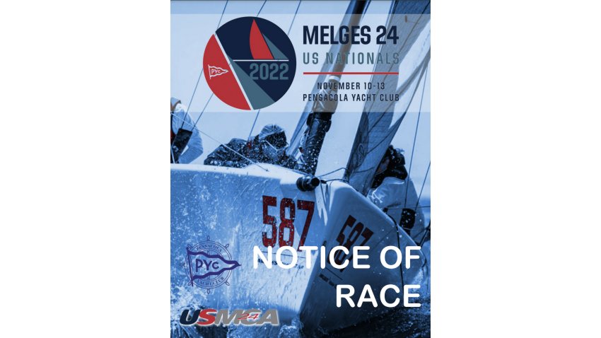 2022 US Melges 24 Nationals - Notice of Race cover