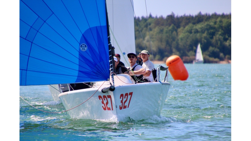 Ballyhoo Reloaded GER327 of Martin Thiermann with Thomas MAURER, Maximilian THIERMANN and Johannes THIERMANN - Melges 24 German Open 2022