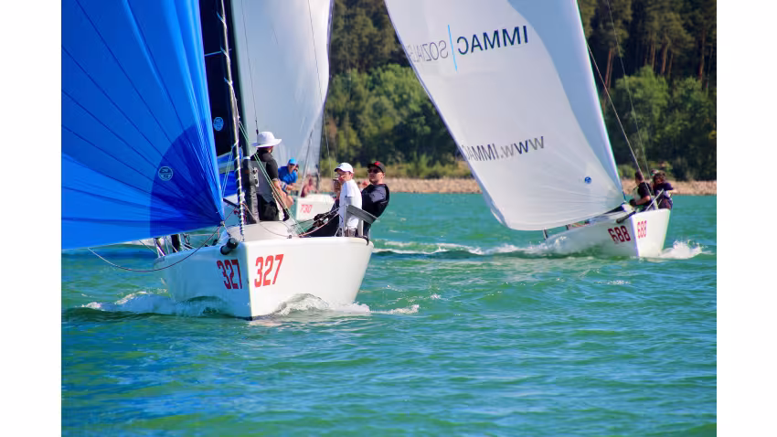 Ballyhoo Reloaded GER327 of Martin Thiermann with Thomas MAURER, Maximilian THIERMANN and Johannes THIERMANN - Melges 24 German Open 2022