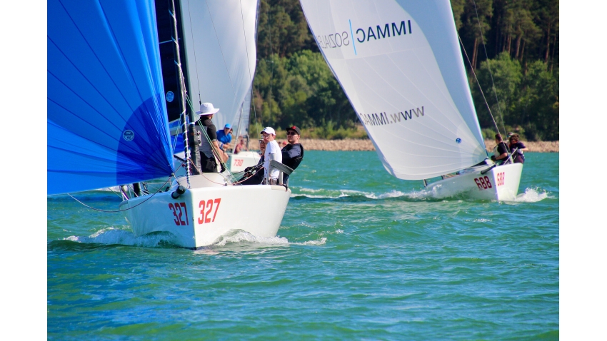 Ballyhoo Reloaded GER327 of Martin Thiermann with Thomas MAURER, Maximilian THIERMANN and Johannes THIERMANN - Melges 24 German Open 2022