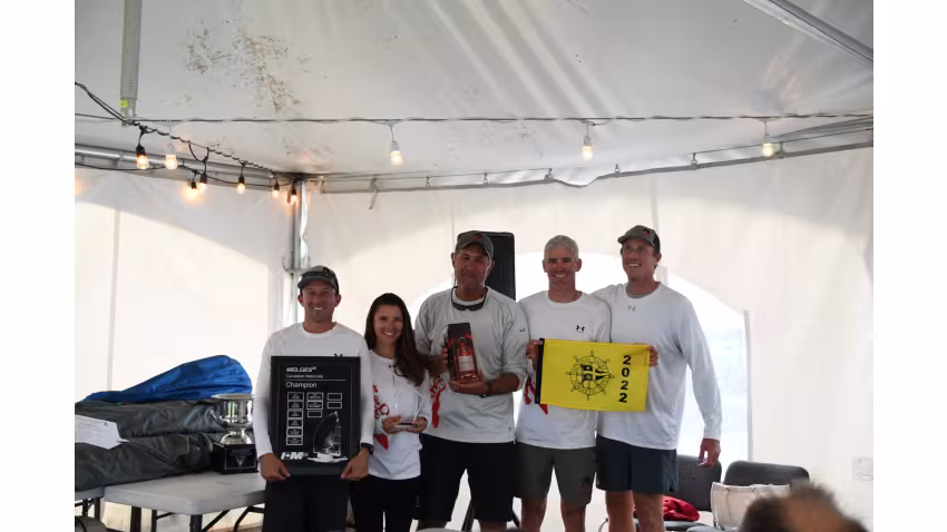 Zingara CAN853 of Richard Reid Reid and his team of Cole Brauer, Ian Sloan, Brian Kamilar and Chris Watters - Melges 24 Canadian Champion 2022