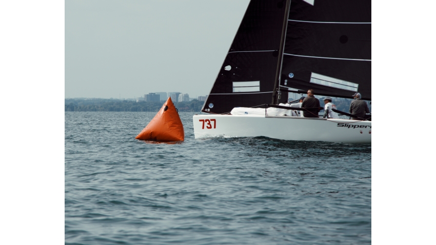 Slippery CAN737 of Jim Pearson with Matt Abbott, Paul Domney and Alan Johnson - Melges 24 Canadian Nationals 2022, Toronto