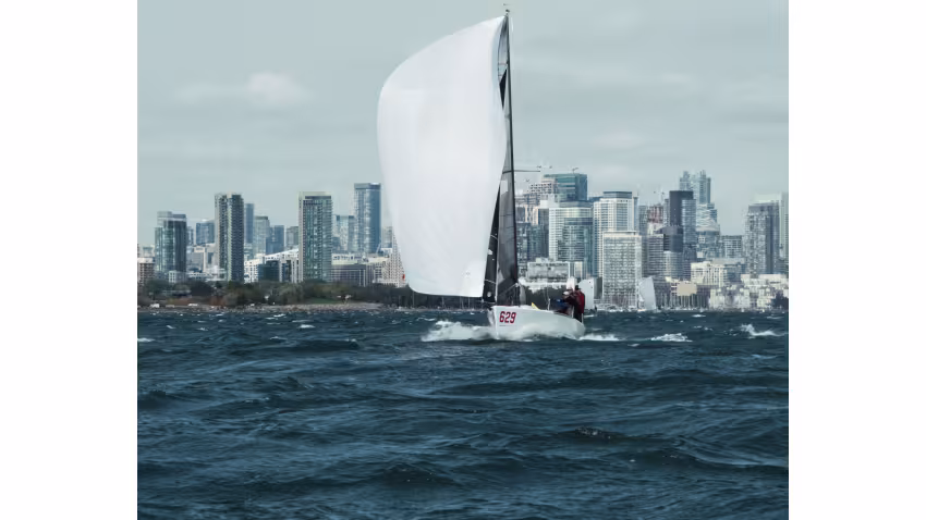 Surprise CAN629 of Dan Berezin with Denys Kalchenko, Alex Kapustin and Aliaksandr Praskurnin - Melges 24 Canadian Nationals 2022, Toronto