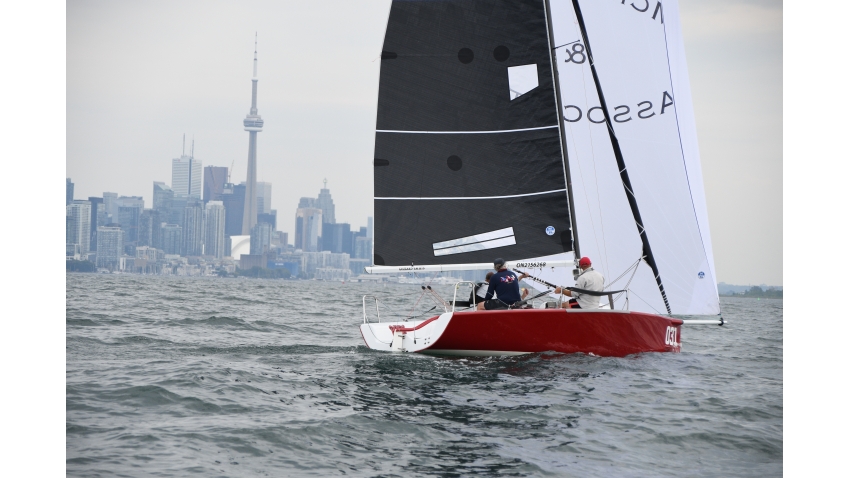 Rush CAN031 of Mike Gozzard with Robin Gozzard, Geoffrey Mcmurray and Geoff Morre - Melges 24 Canadian Nationals 2022, Toronto