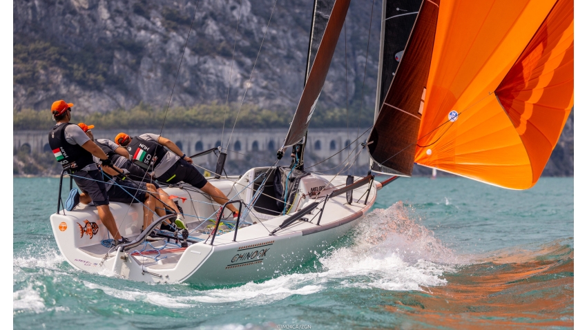 Chinook HUN850 of Akos Csolto is fourth in the overall ranking of the Melges 24 European Sailing Series 2022, being the current leader of the Corinthian division after 4 events