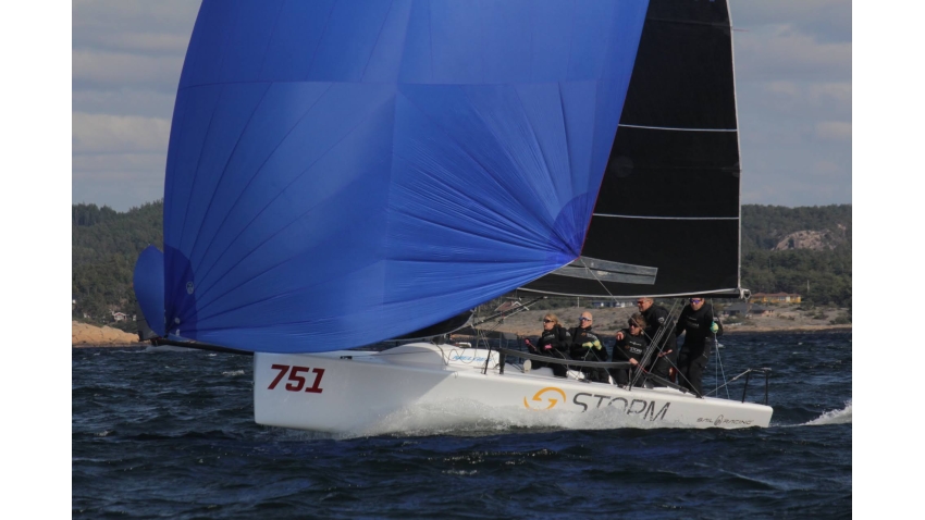 Storm Capital NOR751 with Peder Jahre, Pål Tønneson, Ane Gundersen, Marius Falch Orvin and Sivert Denneche - 2022 Melges 24 Norwegian Champion