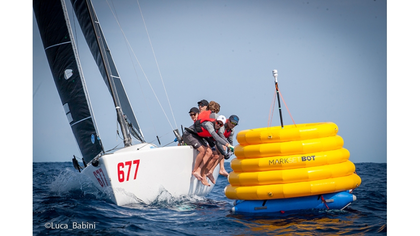 White Room GER677 of Michael Tarabochia with Luis Tarabochia at the helm - 2nd Overall and Corinthian at the Melges 24 European Sailing Series 2022 Event 5 - Imperia, Italy