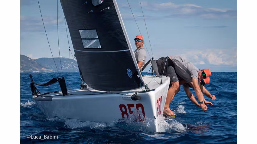 Akos Csolto’s Chinook HUN850 - 3rd Overall and Corinthian at the 5th event of the  Melges 24 European Sailing Series 2022 in Imperia, Italy
