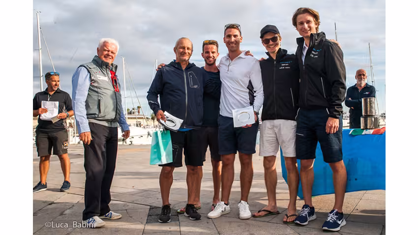 White Room GER677 of Michael Tarabochia with Luis Tarabochia at the helm - 2nd Overall and Corinthian at the Melges 24 European Sailing Series 2022 Event 5 - Imperia, Italy