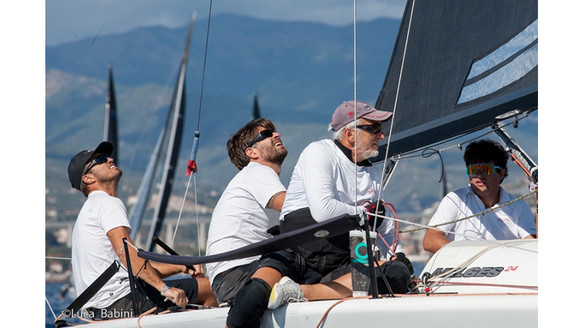 Taki 4 ITA 778 - Niccolo Bertola, Giacomo Fossati, Marco Zammarchi, Giovanni Bannetta and Pietro Seghezza - Melges 24 Italian Champions 2022 - Imperia, Italy