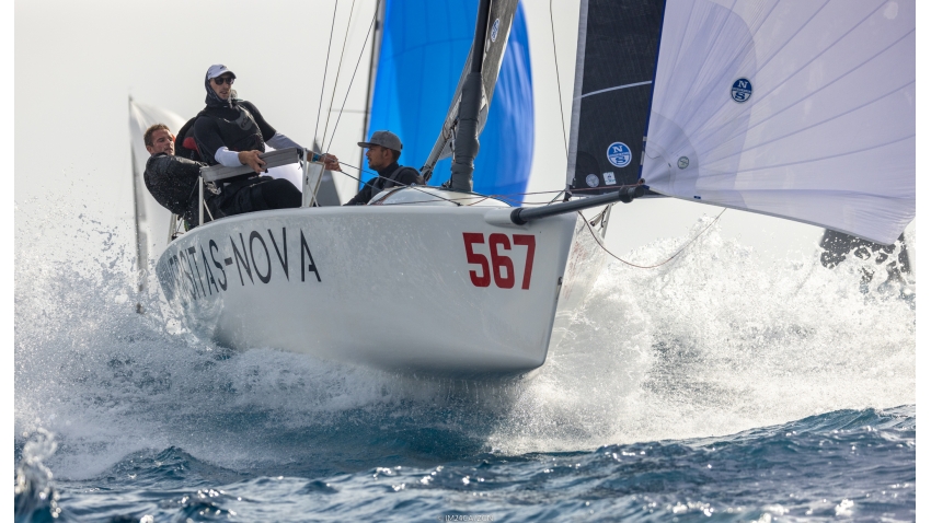 Universitas Nova CRO567 of Ivan Kljakovic Gaspic at the Melges 24 Europeans 2022 on Day One