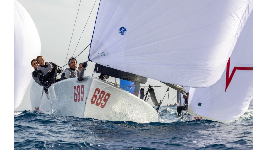 Strambapapa ITA689 of Michele Paoletti at the Melges 24 Europeans 2022 on Day One