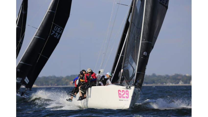 2022 Corinthian Canadian National Champion Dan Berezin on Surprise punched it hard on Day One of racing in Pensacola to land third overall in the all-amateur division.