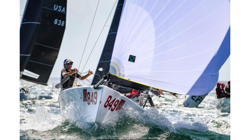 Defending Melges 24 U.S. National Champion Brian Porter sailing Full Throttle has held the title eight times over the course of the Class's lengthy history