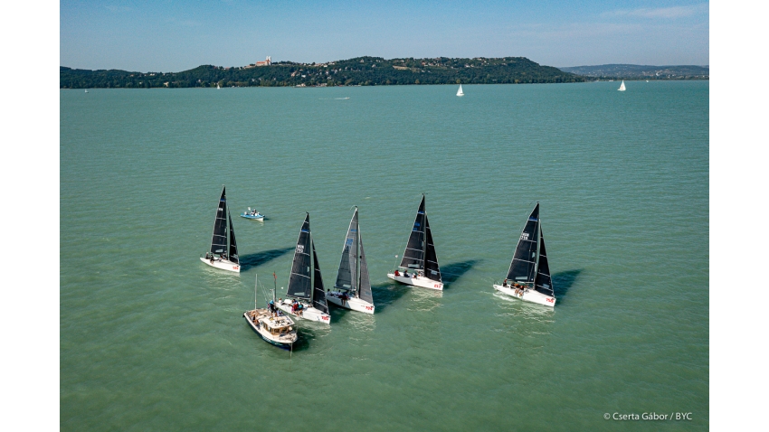 Melges 24 regatta on lake Balaton Hungary