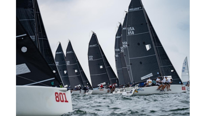 Melges 24 fleet - Bacardi Winter Series Event 1 December 2022