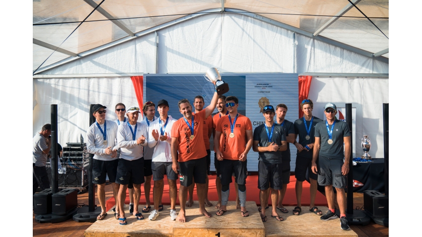 Chinook HUN850 of Akos Csolto with Balázs Tomai, Mihaly Kasa, Botond Weores, Balmazs Litkey - Corinthian winner of the 2022 Melges 24 European Sailing Series