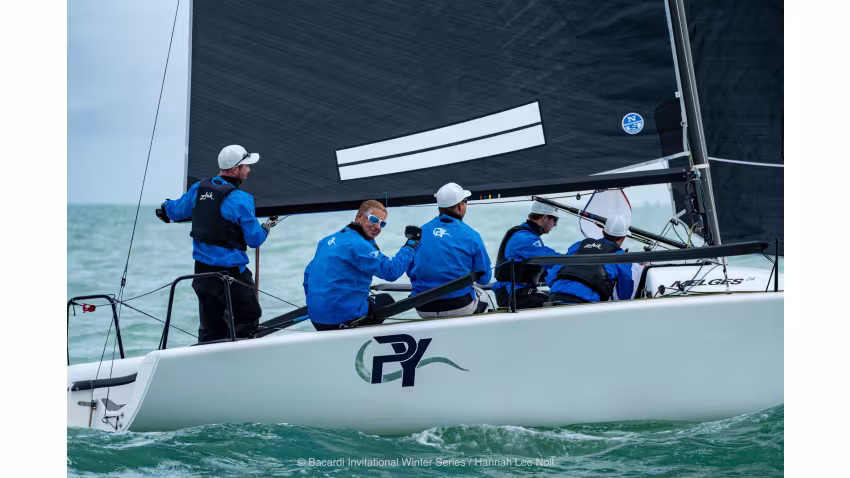  Pacific Yankee USA865 of Drew Freides with Marcus Eagan, Charlie Smythe, Mark Ivey, Nic Asher, Kyle Navin and Vince Brun - Bacardi Invitational Winter Series 2022-2023 Event 2