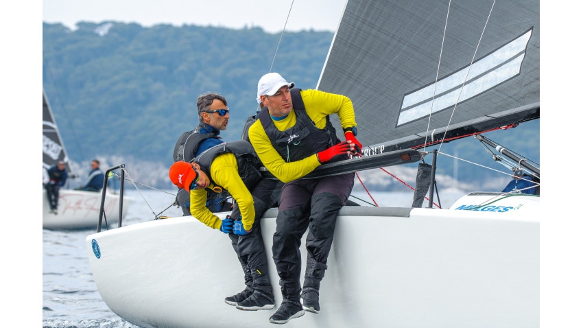 Luka Šangulin's Panjic CRO739 with Tomislav Basic helming  - CRO Melges 24 Cup 2023 Dubrovnik