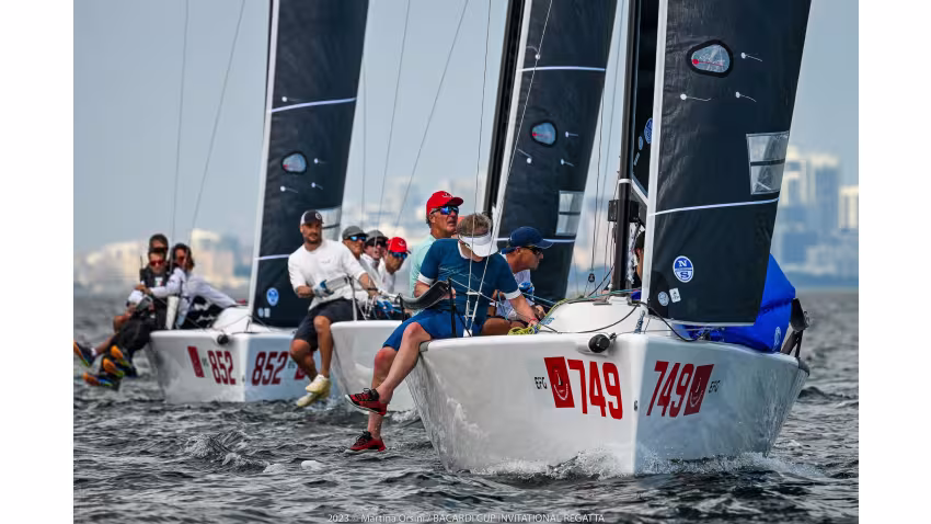 Team RRH NOR749 of Jan Fredrik Dyvi - Bacardi Cup Invitational Regatta 2023
