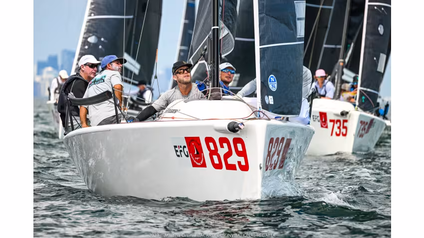 Raza Mixta USA829 of Peter Duncan with  Victor Diaz de Leon, Patrick Wilson, Morgan Trubovich and Erik Shampain - Bacardi Cup Invitational Regatta 2023