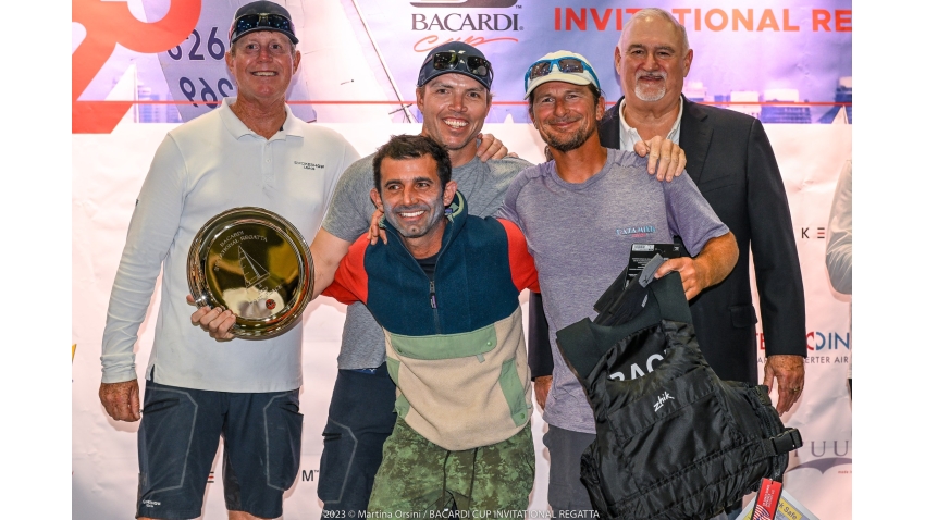 Raza Mixta USA 829 of Peter Duncan with  Victor Diaz de Leon, Patrick Wilson, Morgan Trubovich and Erik Shampain - Bacardi Cup Invitational Regatta 2023