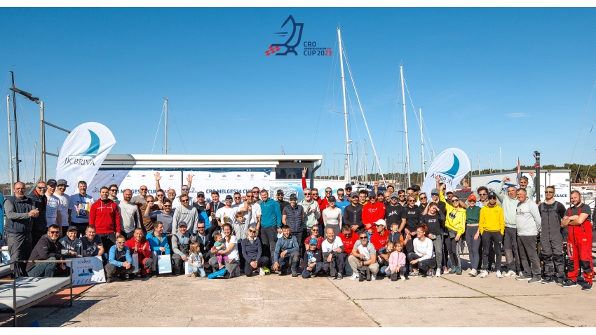 Happy family of Croatian Melges 24 - CRO Melges 24 Cup 2023 Biograd