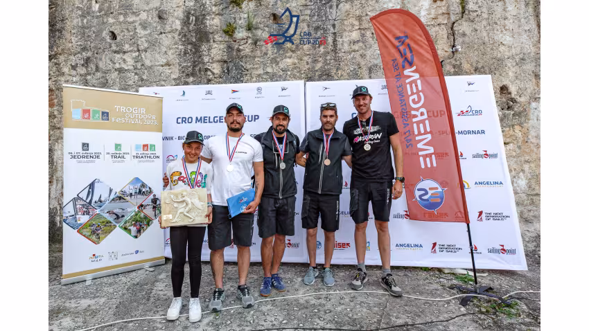 Mataran 24 CRO649 of Ante Botica with Ivo Matic, Mario Skrlj, Damir Civadelic and Bruna Princivali  - CRO Melges 24 Cup 2023 Event 4 in Trogir