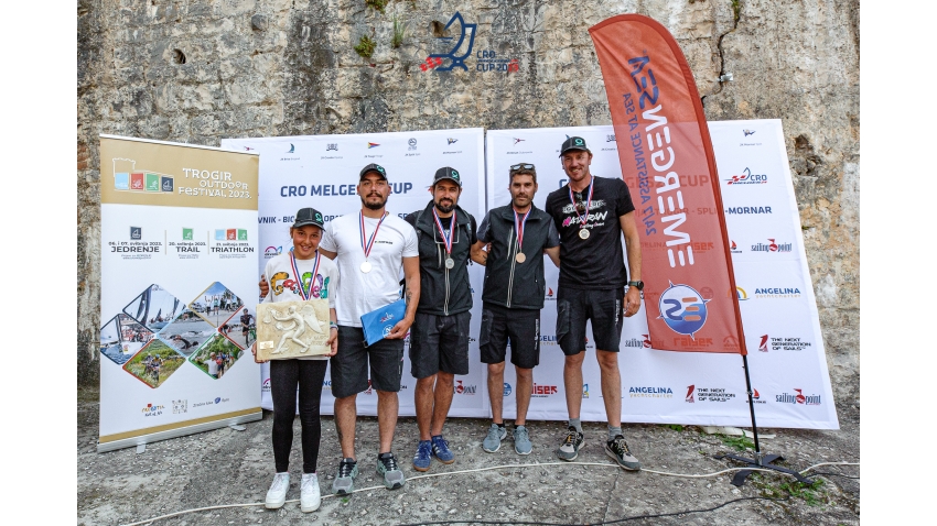 Mataran 24 CRO649 of Ante Botica with Ivo Matic, Mario Skrlj, Damir Civadelic and Bruna Princivali  - CRO Melges 24 Cup 2023 Event 4 in Trogir