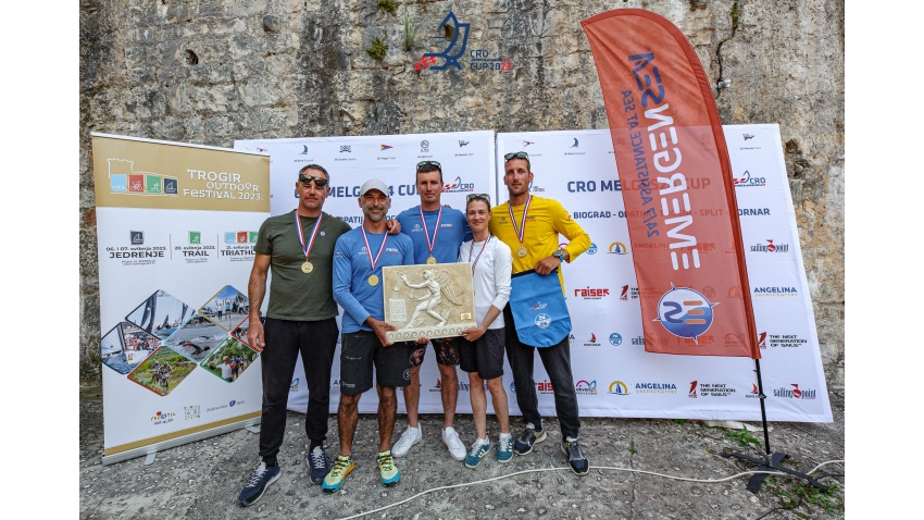 Panjic CRO739 of Luka Šangulin with Tonko Rameša, Tomislav Basic, Duje Frzop, Helena Puric and Sime Markic - CRO Melges 24 Cup 2023 Event 4 in Trogir