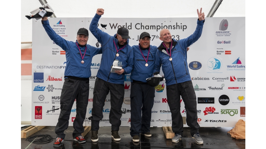 HELLY HANSEN LISA II NOR697 - Børre Hekk Paulsen, Christen Horn Johannessen, Kristoffer Spone and Sigurd Hekk Paulsen - Melges 24 Corinthian Worlds' bronze 2023 - Middelfart, Denmark