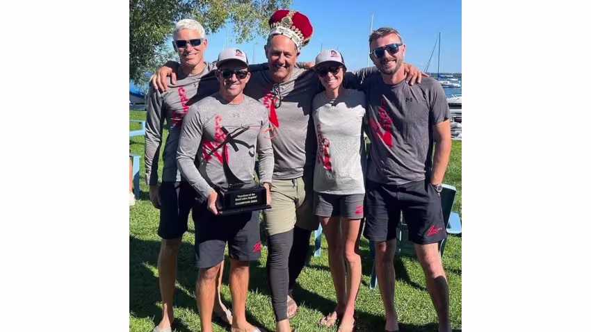 Team Zingara CAN853 of Richard Reid - the winner of the 2023 Guardians of the Great Lakes Regatta