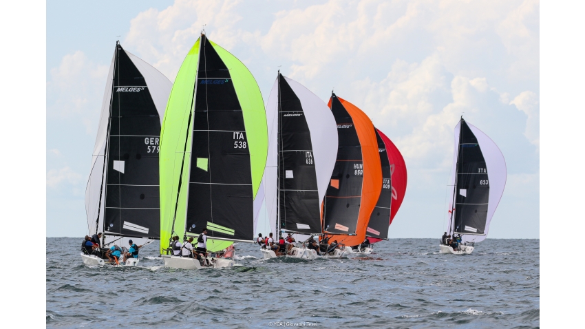 Melges 24 fleet - International Sailing Week 2023 - Melges 24 European Sailing Series, Trieste, Italy - September 2023