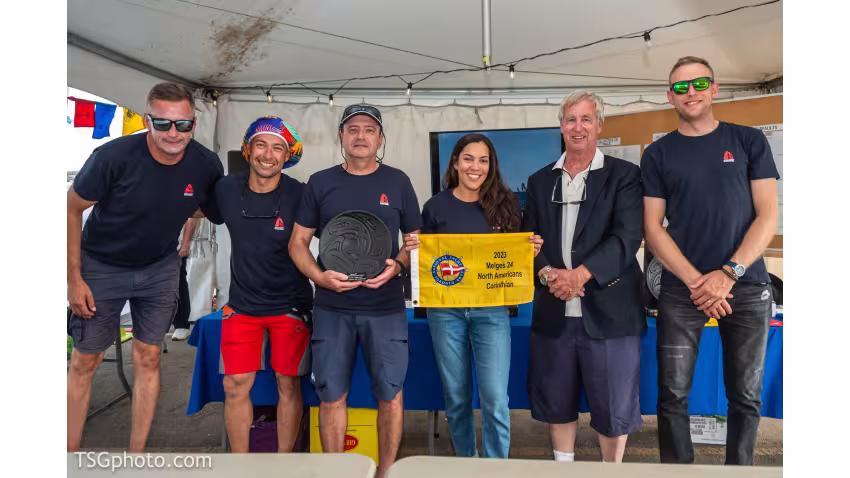 Melges 24 North American Runner-Up 2023 and Corinthian Champion - Surprise CAN629 - Dan Berezin (Skipper), Rachel Harris, Denys Kalchenko, Alex Kapustin, Misha Mayevskyy 
